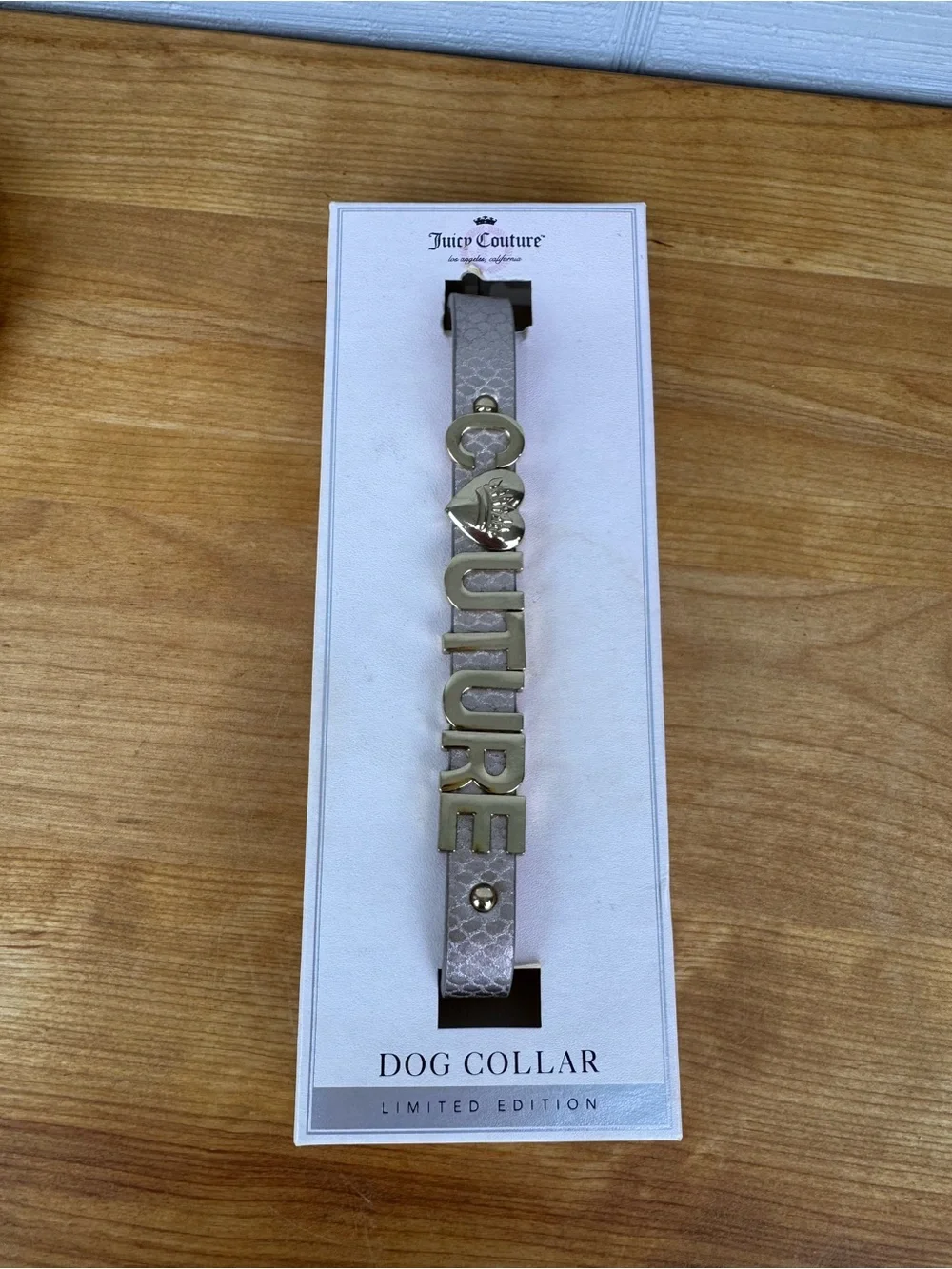 2 Juicy Couture Collars Small Dog Puppy Couture Charms Sparkly Limited Edition